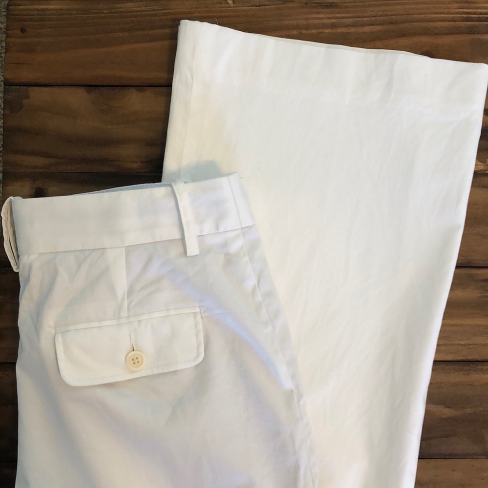 BCBGMaxAzria White Trouser Pants EUC size 4